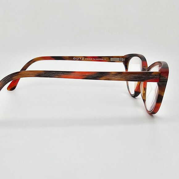 Dutz Eyewear DZ2138 Col.65 Tortoise Cat Eye Eyeglasses Frame w/ Case Netherlands - Picture 6 of 15